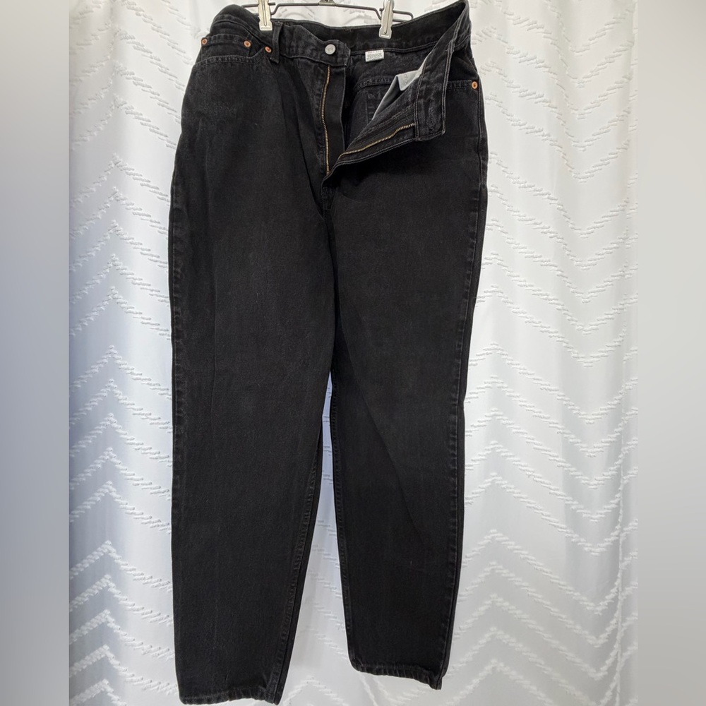 Levi's Black Relaxed Fit 550 Jeans